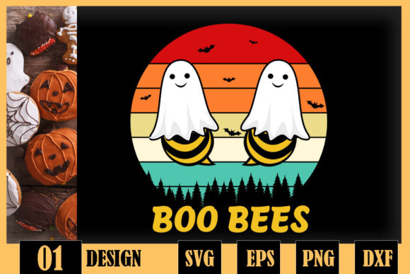 Boo Bees Vintage Halloween Bee