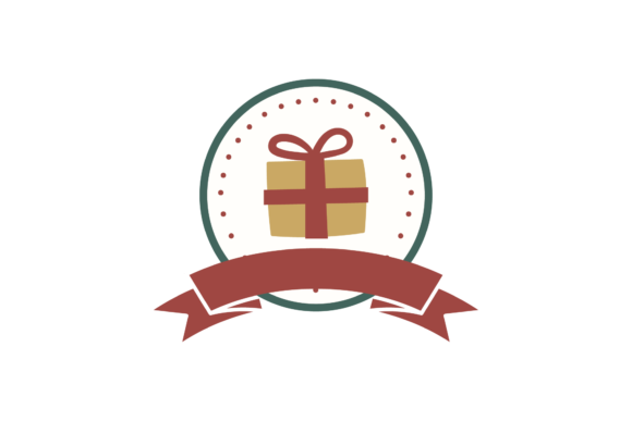 Christmas Stickers Retro - Gift Svg