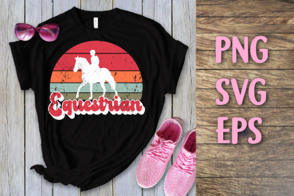 Equestrian Retro Vintage Svg File