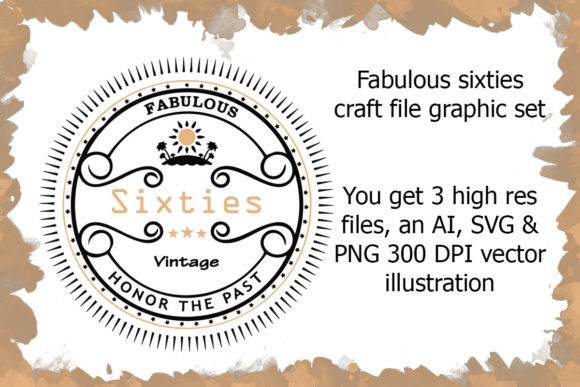 Fabulous Sixties Craft File Graphic Set