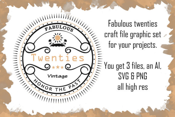 Fabulous Twenties Craft File Graphic