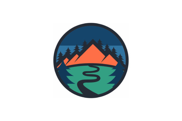 Mountain Travel Logo Patch