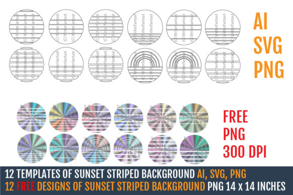 Vintage Sunset Templates